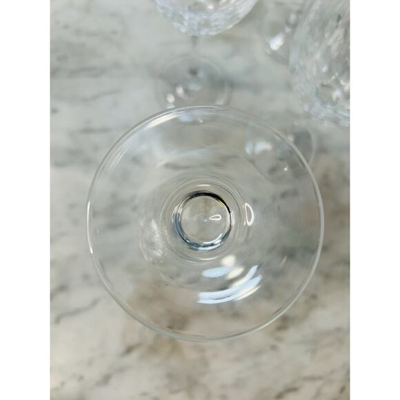 6 Cristal D’Arques-Durand Capella Crystal 8” Wine Glasses Water Goblets Vintage - Picture 8 of 13